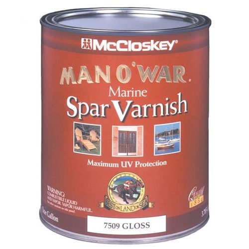 McCloskey 080.0007509.005-XCP4 Man O War 80- 080.000.005 Spar Varnish, Gloss, Clear, Liquid, 1 qt - pack of 4