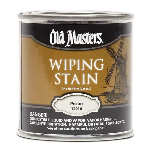 Wiping Stain, Pecan, Liquid, 0.5 pt, Can