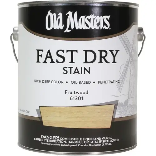 Fast Dry Stain, Fruitwood, Liquid, 1 gal - pack of 2