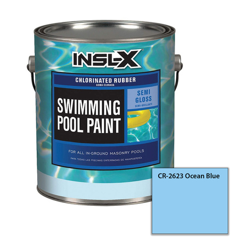 Chlorinated Rubber Pool Paint - Ocean Blue - Gallon