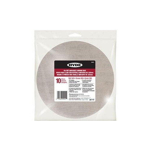 Radial Sanding Discs 9" Net Abrasive Sanding Disc 180 Grit pack of 10