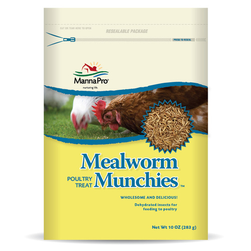 Mealworm Munchies Poultry Treat 10-oz