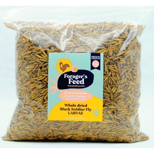 Black Soldier Fly Larvae Dry - 2lbs.