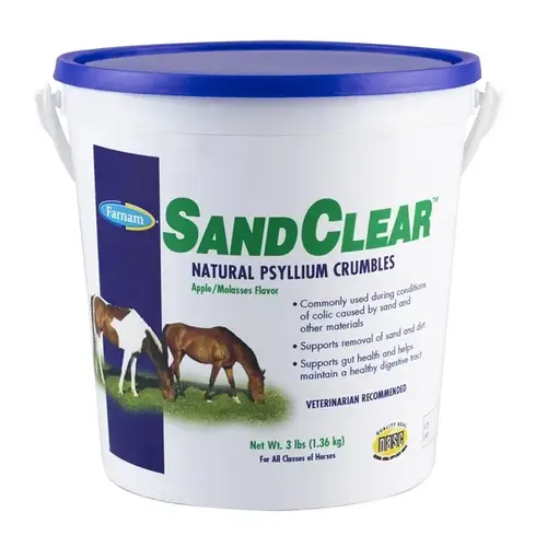 SandClear Psyllium Crumbles, Apple Molasses, 3-Lbs.