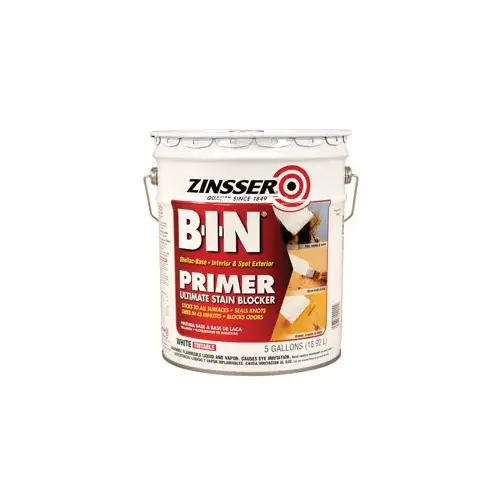 Primer B-I-N White Shellac-Based 5 gal White
