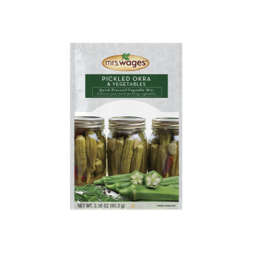 KENT PRECISION FOODS GROUP INC W668-J7425 Pickled Okra & Vegetables Quick Process Vegetable Mix 3.36-oz