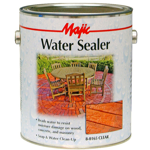 Water Sealer, Clear, 1 gal, Can - pack of 4