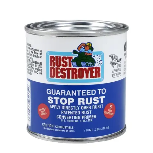 Rust Prevention Paint No Indoor and Outdoor Matte Red Oil-Based Alkyd-Based 8 oz Red - pack of 6