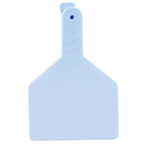 Z Tags 25 Count 1-Piece Blank Tags for Cows - Blue