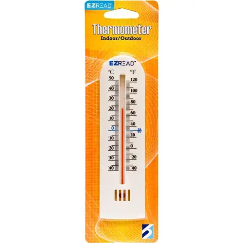 HEADWIND CONSUMER PRODUCTS 840-0002 Thermometer Indoor/Outdoor Vertical 6.5" White