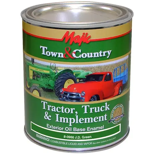 Majic Town & Country Tractor, Truck & Implement Enamel Qt - JD Green