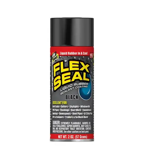 Sealant, Black, 2 oz, Can - pack of 12