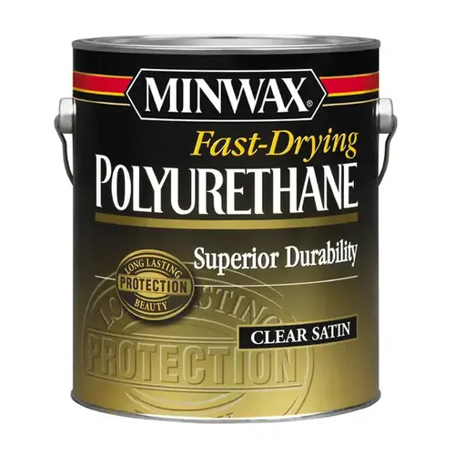 Satin Fast-Drying Interior Polyurethane, 1 Gal.