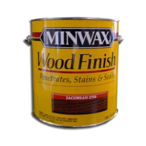 Wood Finish Wood Stain, Jacobean, Liquid, 1 gal, Can