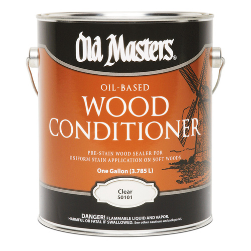 Old Masters 51101 Wood Conditioner, Clear, Liquid, 1 gal