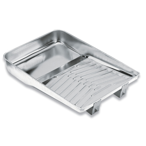 Wooster R402-11 Paint Tray Deluxe Metal 11" W X 16.5" L 1 qt Silver