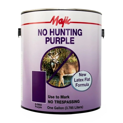 Majic Paints 2425542 Magic No Hunting Purple - 1 Gallon