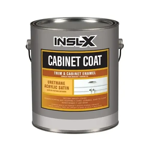 Trim & Cabinet Enamel Cabinet Coat Satin Base 1 Interior 1 qt