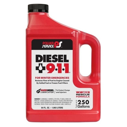 Power Service-Diesel 911 8064 Diesel 911 Fuel Treatment Supplement 64-oz