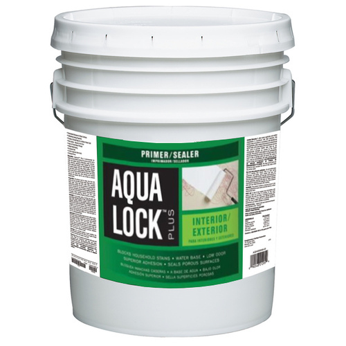 Insl-X AQ0400099-05 Primer and Sealer Aqua Lock Plus White Acrylic 5 gal White