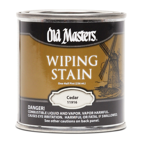 Wiping Stain Semi-Transparent Cedar Oil-Based 0.5 pt Cedar - pack of 6