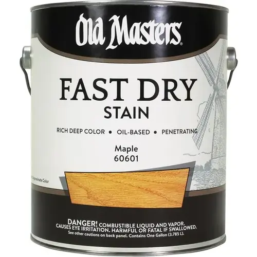 Fast Dry Stain, Maple, Liquid, 1 gal - pack of 2