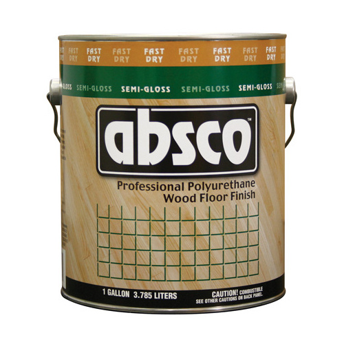 ABSOLUTE COATINGS GROUP 89621 Absco Professional Polyurethane Wood Floor Finish - Semi Gloss - Gallon