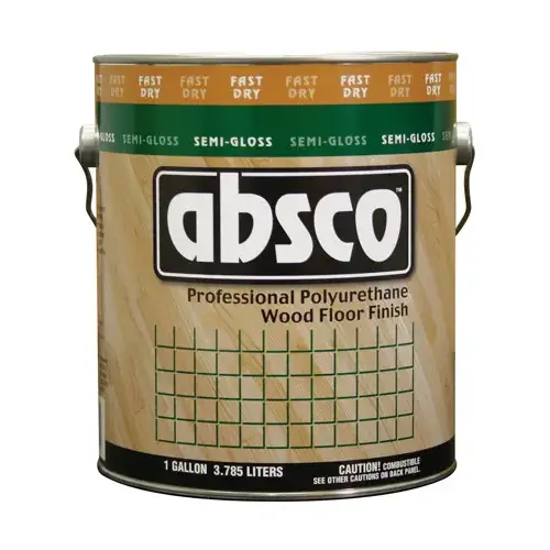 Absco Professional Polyurethane Wood Floor Finish - Semi Gloss - Gallon