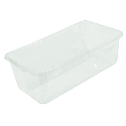 WIDE BOY Bucket Rigid Liner, 5 gal Capacity, PET, Clear