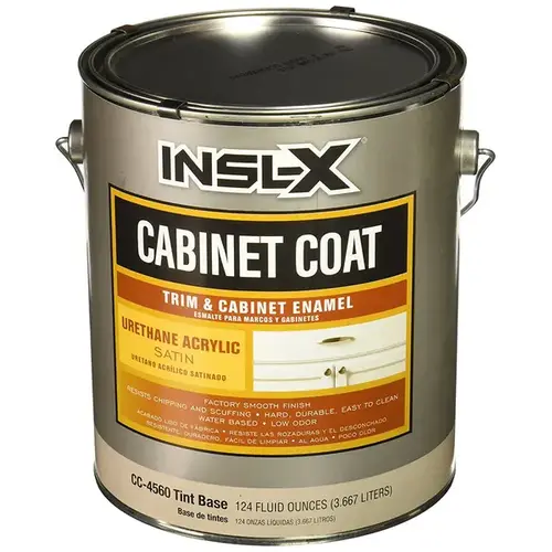 Trim & Cabinet Enamel Cabinet Coat Satin Base 1 Interior 1 gal - pack of 2