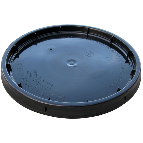 53000B Paint Pail Lid, Polyethylene, Black