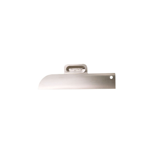 Paint Shield, 10 in Blade, Offset Handle Silver