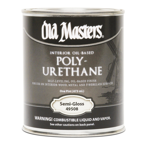 Polyurethane Semi-Gloss Clear Oil-Based 1 pt Clear