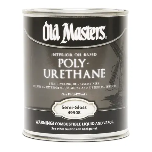 Polyurethane Semi-Gloss Clear Oil-Based 1 pt Clear