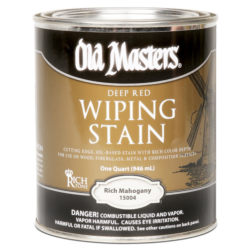 Wiping Stain Rich Mahogany 1 Quart