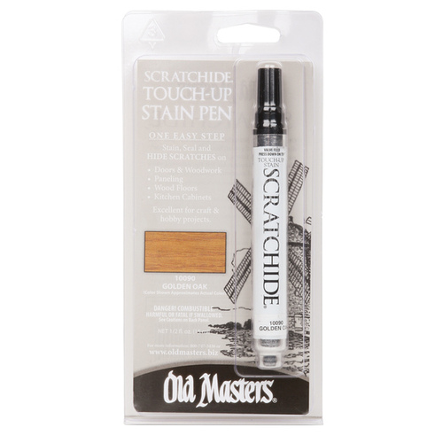 Old Masters 10090 Scratchide Touch-Up Pen, Golden Oak, Liquid, 0.5 oz