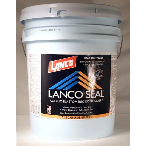 Lanco Seal Roof Coating White 5 Gallon