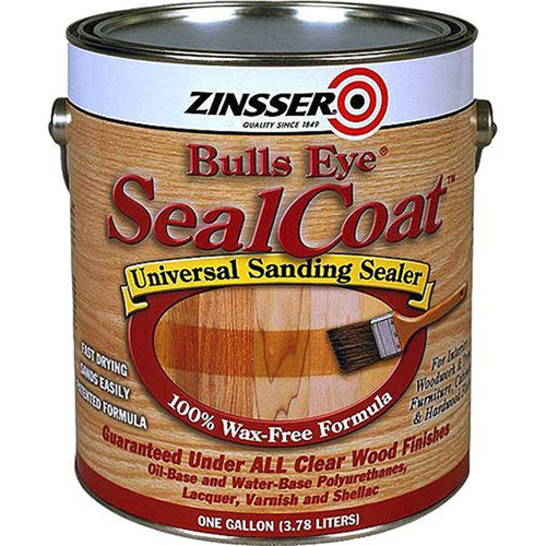 Zinsser 854 Universal Sanding Sealer Bulls Eye SealCoat Flat/Matte Clear Oil-Based 1 qt Clear