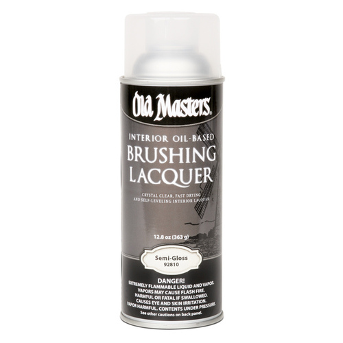 Brushing Lacquer Semi-Gloss Clear Oil-Based 10.58 oz Clear