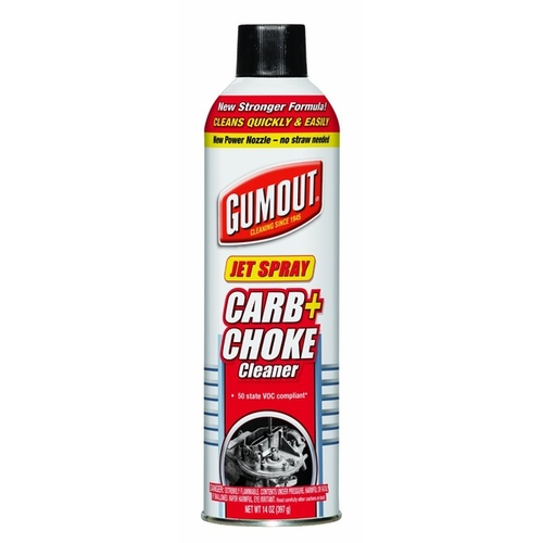 GUMOUT 800002231 Carb and Choke Cleaner, 14 oz, Alcohol Colorless