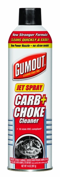 GUMOUT 800002231 Carb and Choke Cleaner, 14 oz, Alcohol Colorless