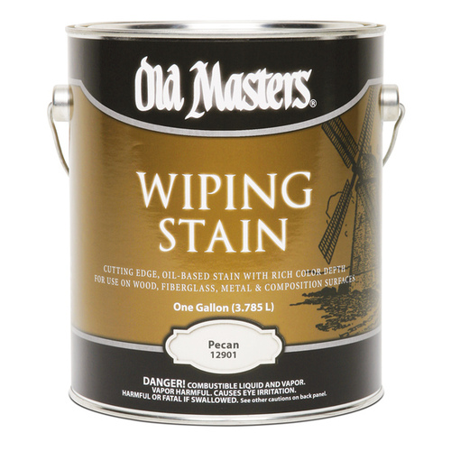 Wiping Stain Semi-Transparent Pecan Oil-Based 1 gal Pecan