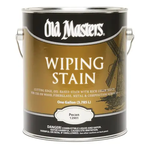 Wiping Stain Semi-Transparent Pecan Oil-Based 1 gal Pecan