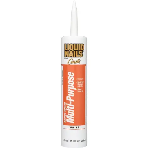 Caulk White Latex Multipurpose 10.1 oz White - pack of 12