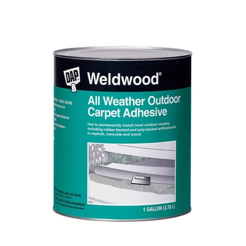 Weldwood 00442 DAP WELDWOOD All Weather Outdoor Carpet Adhesive 1 QT Tan