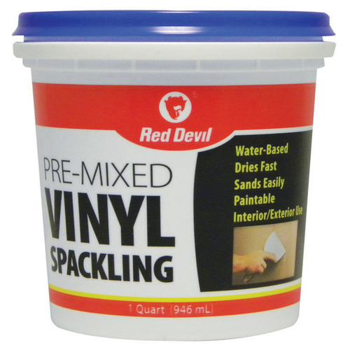 Spackling Compound Off-White, Off-White, 1 qt Tub