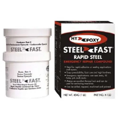 STEELFAST Rapid Cure Steel Putty 1-lbs