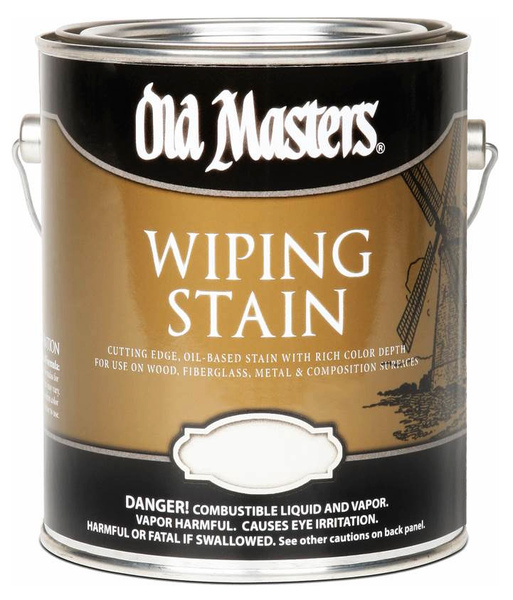 Old Masters 15201 Wiping Stain, Clear, Espresso, Liquid, 1 gal