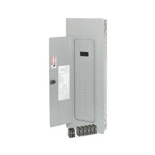 Load Center, 200 A, 40 -Space, 80 -Circuit, Main Breaker, NEMA 1 Enclosure, Plug Mounting