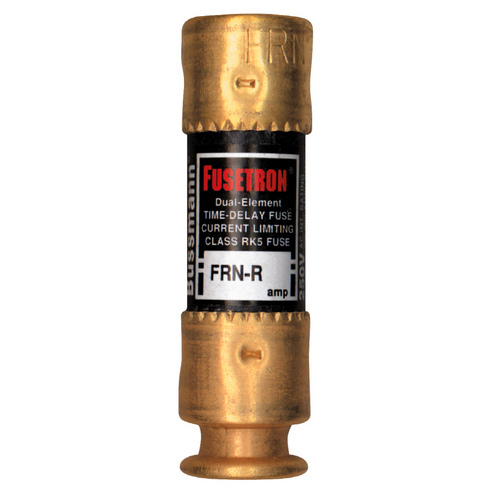 Bussmann FRN-R-60 FRN Series Brass 60 Amp 250-Volt Fusetron Time Delay Fuse Copper